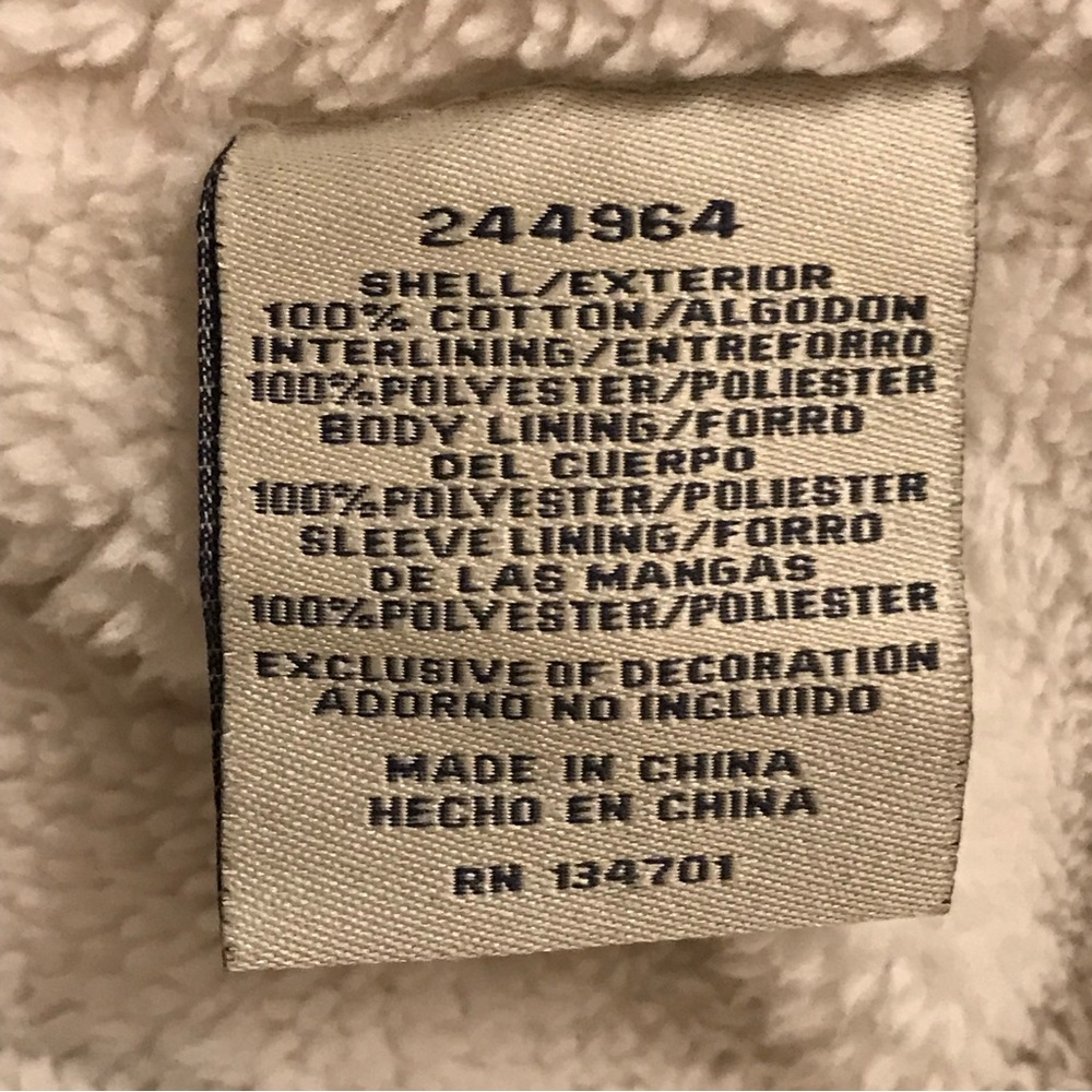 Boston Traders Hooded Button Down Multicolor Plai… - image 4